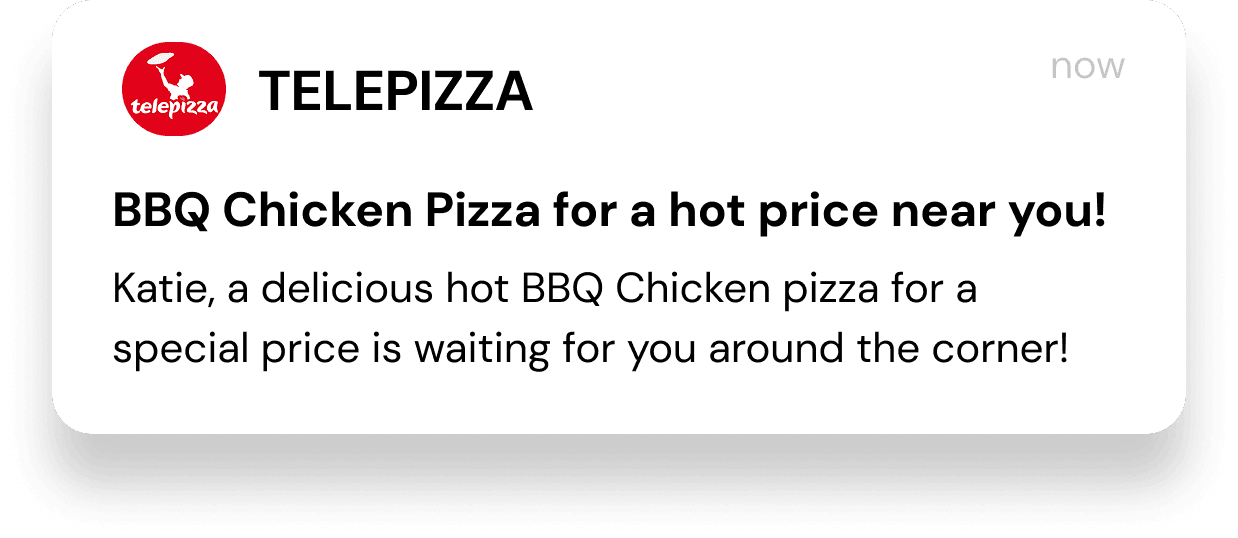 Push notification with high conversion rate 
